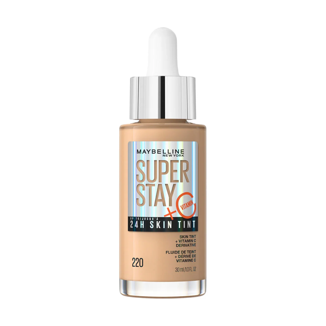 Base de Maquillaje Ligera- Super Stay Skin Tint + Vitamina C*24h 30ml Maybelline