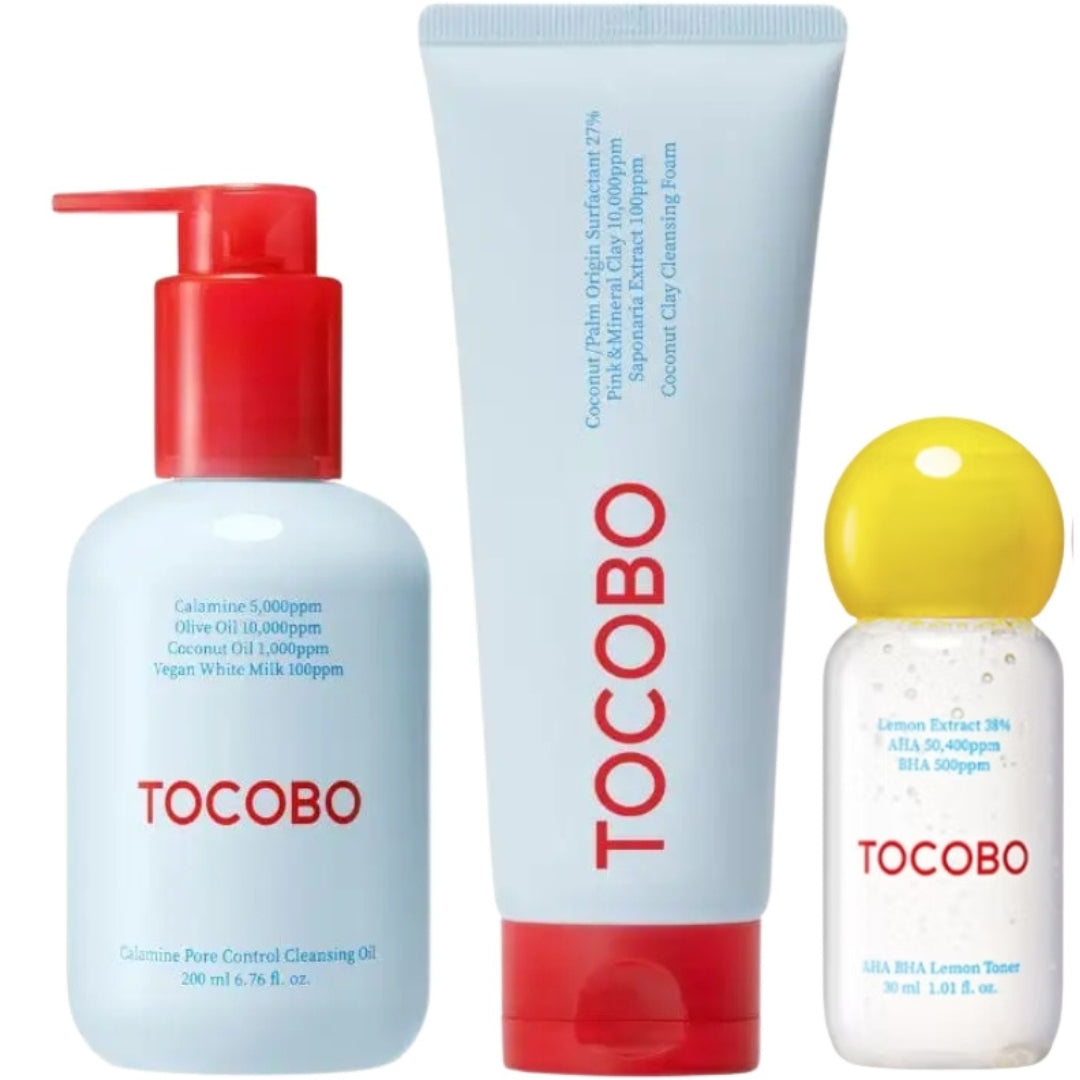 Duo de Doble Limpieza + mini Tonico de regalo  - Double Cleansing Duo Tocobo