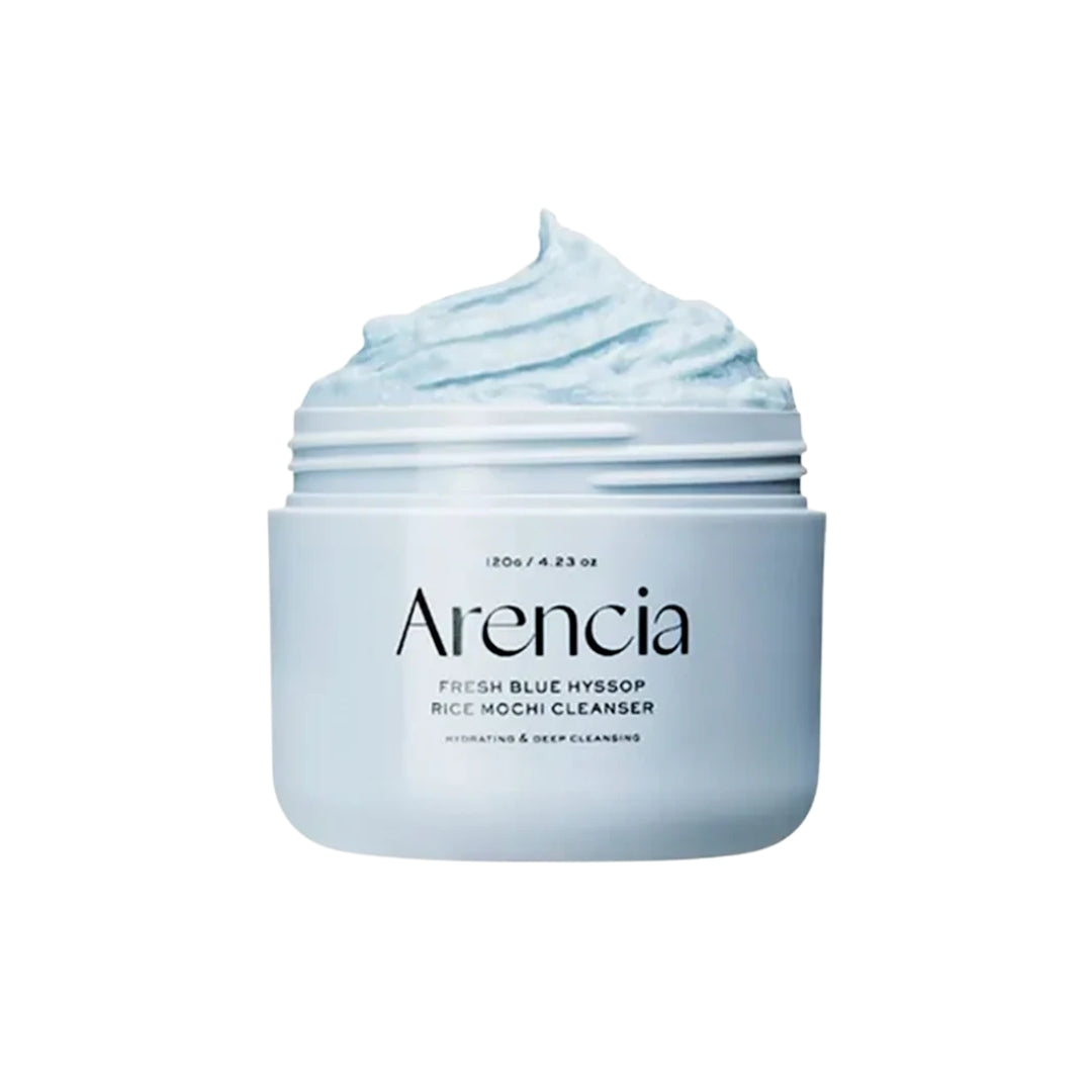 Limpiador Exfoliante Fresh Blue Hyssop Rice Mochi Cleanser 120g Arencia