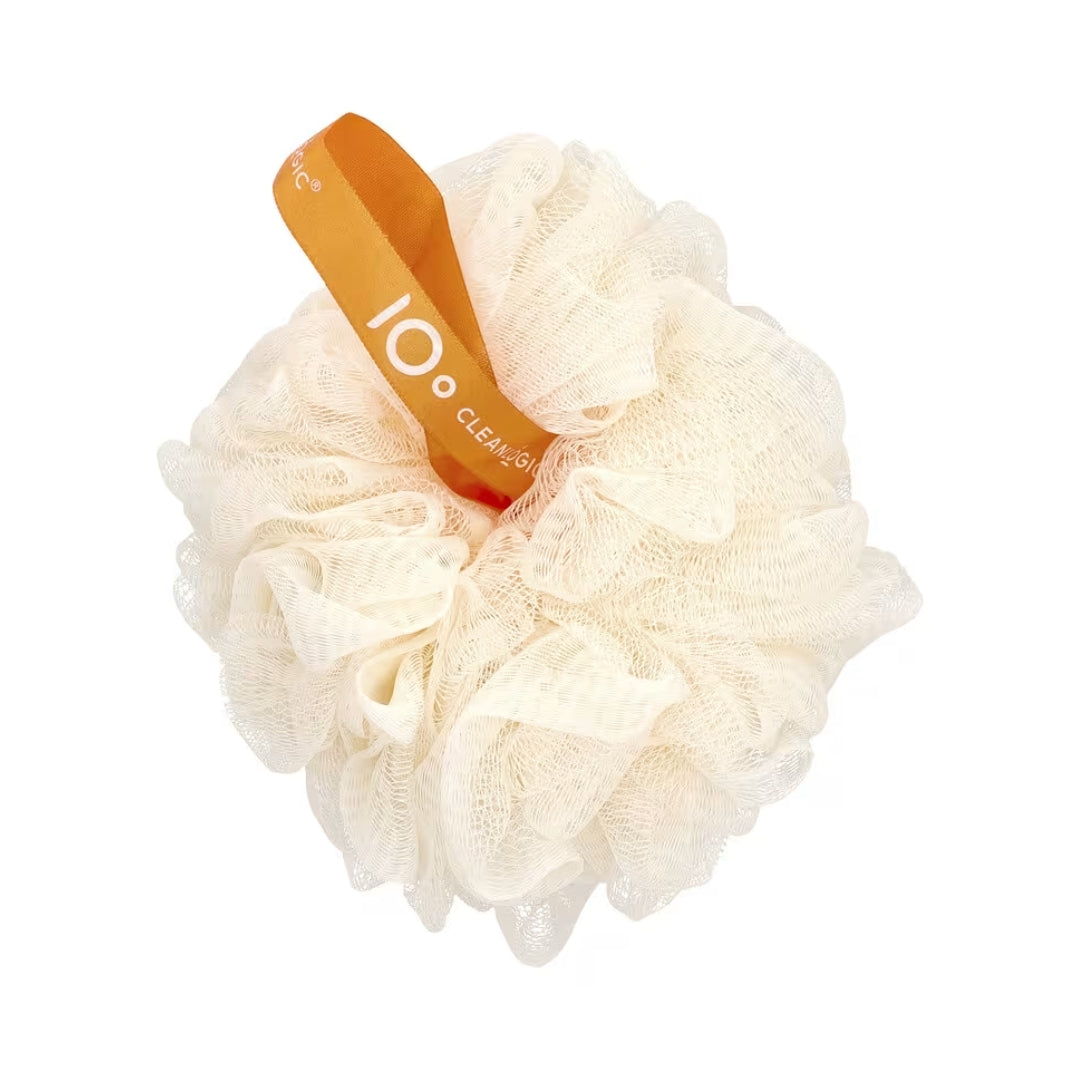 Esponja de baño y ducha de malla sedosa CleanLogic