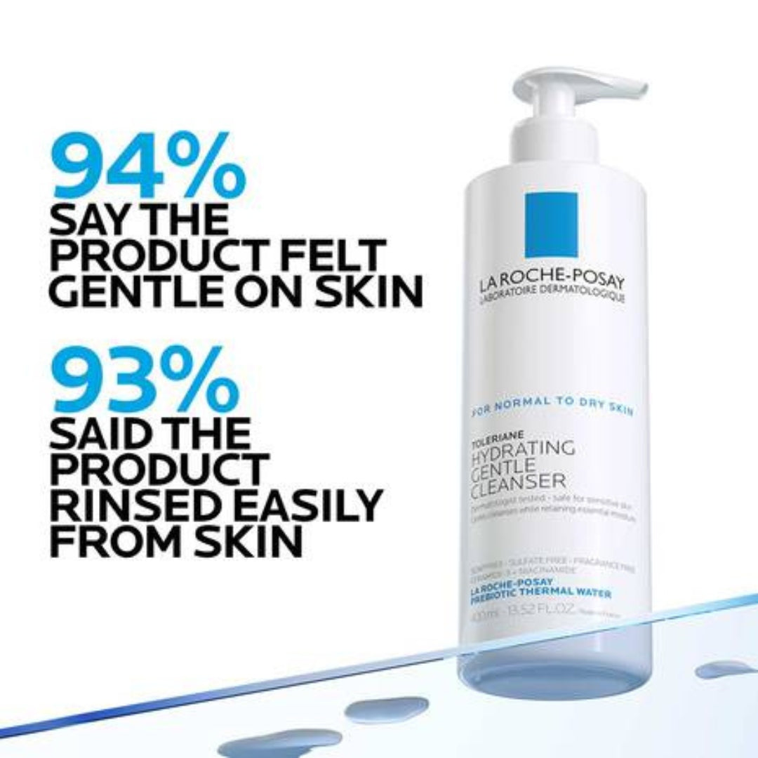 Limpiador  Hydrating Gentle Facial Cleanser  La Roche-Posay