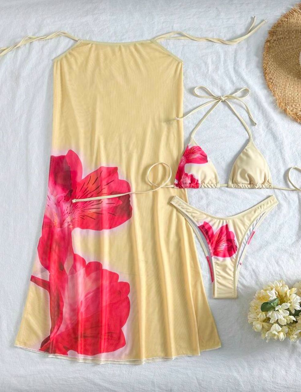 Traje de Baño con  pareo