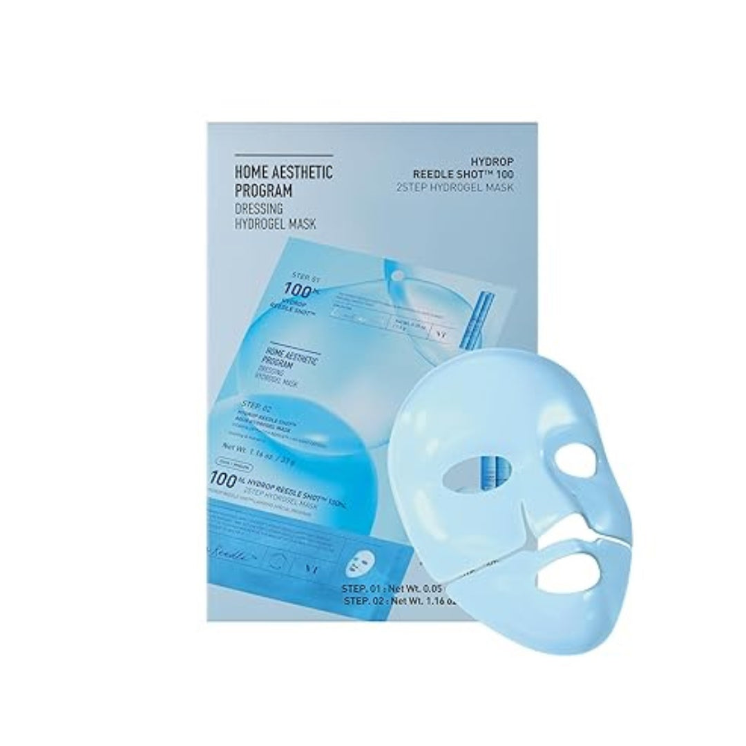 Mascarilla de Hidrogel Hydrop Reedle Shot de 100 hL en 2 pasos Vt Cosmetics - HYDROP REEDLE SHOT® 100hL 2STEP HYDROGEL MASK
